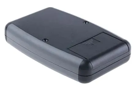 117 x 79 x 24mm ABS IP54 grey hand held with battery door