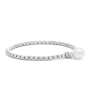 18KT White Gold Chimento Pearl Drop Bracelet
