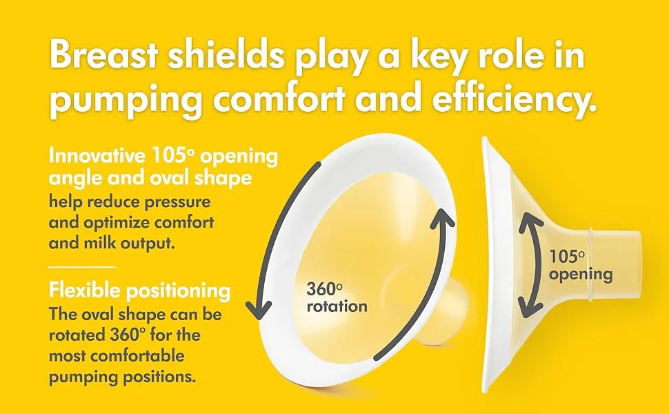 18MM Medela Breast Shield for Medela Breast Pump - New Product