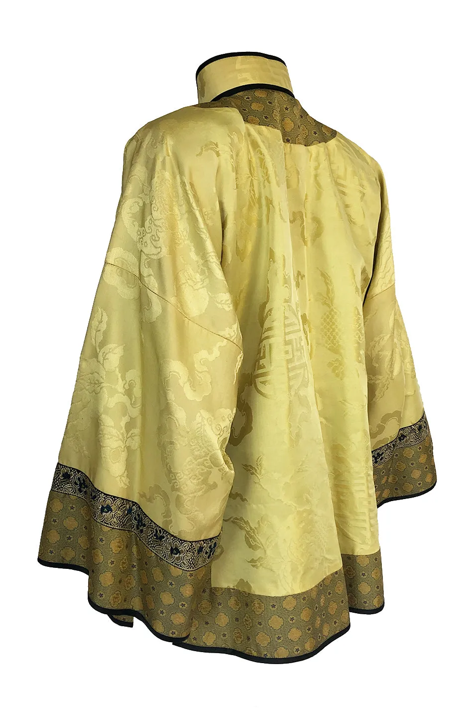 1980s Jenny Lewis Elaborate Embroided Needlepoint Woven Silk Jacket