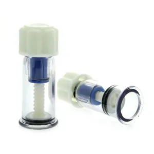 4-inch Size Matters Clear 2-piece Power Nipple Suckers