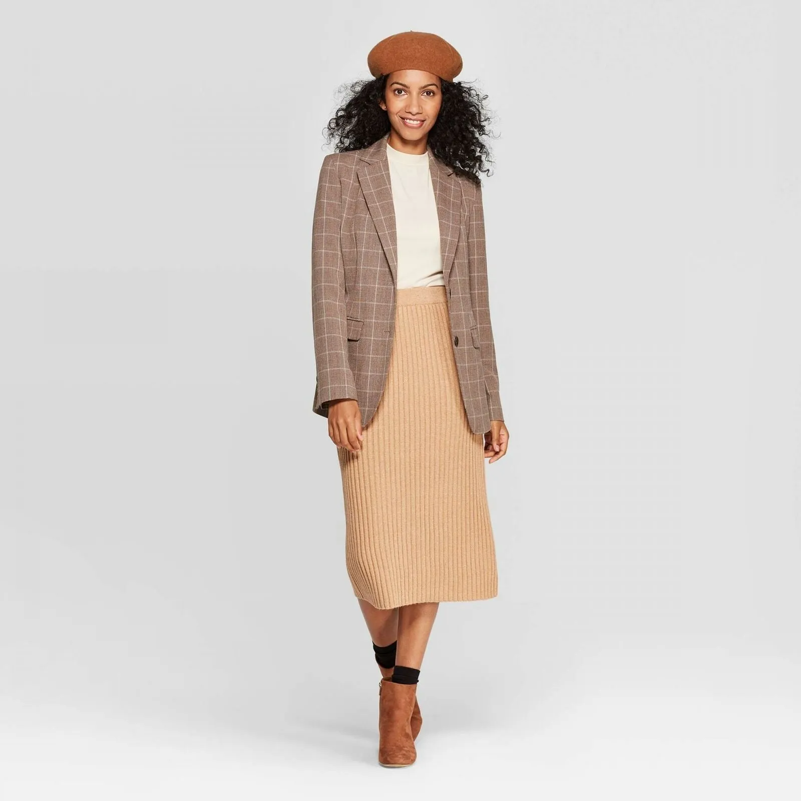 A New Day Women's Rib Knit Sweater Skirt