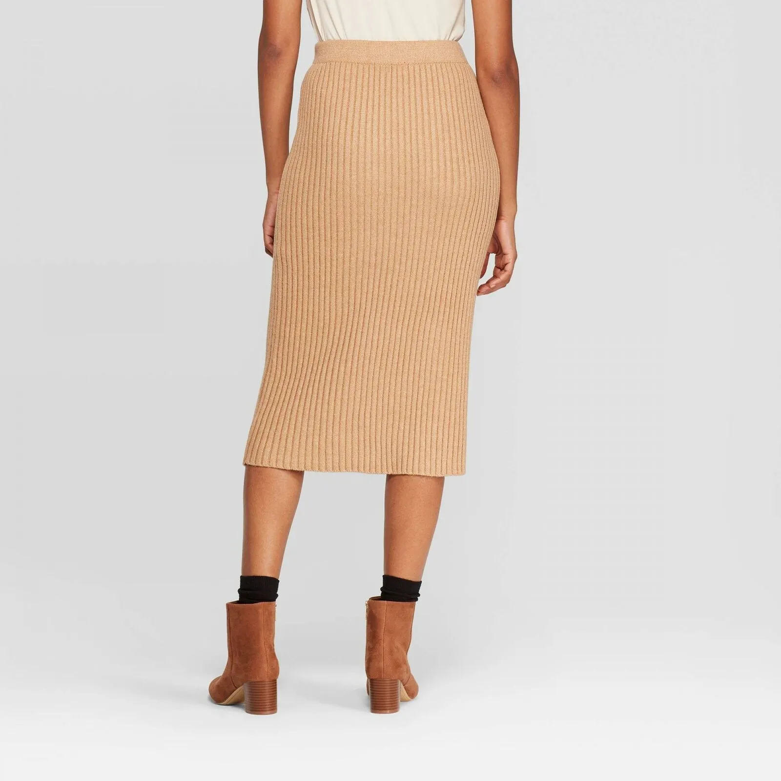 A New Day Women's Rib Knit Sweater Skirt