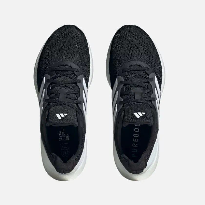 Adidas Pureboost 23 Men's Running Shoes -Core Black/Cloud White/Carbon