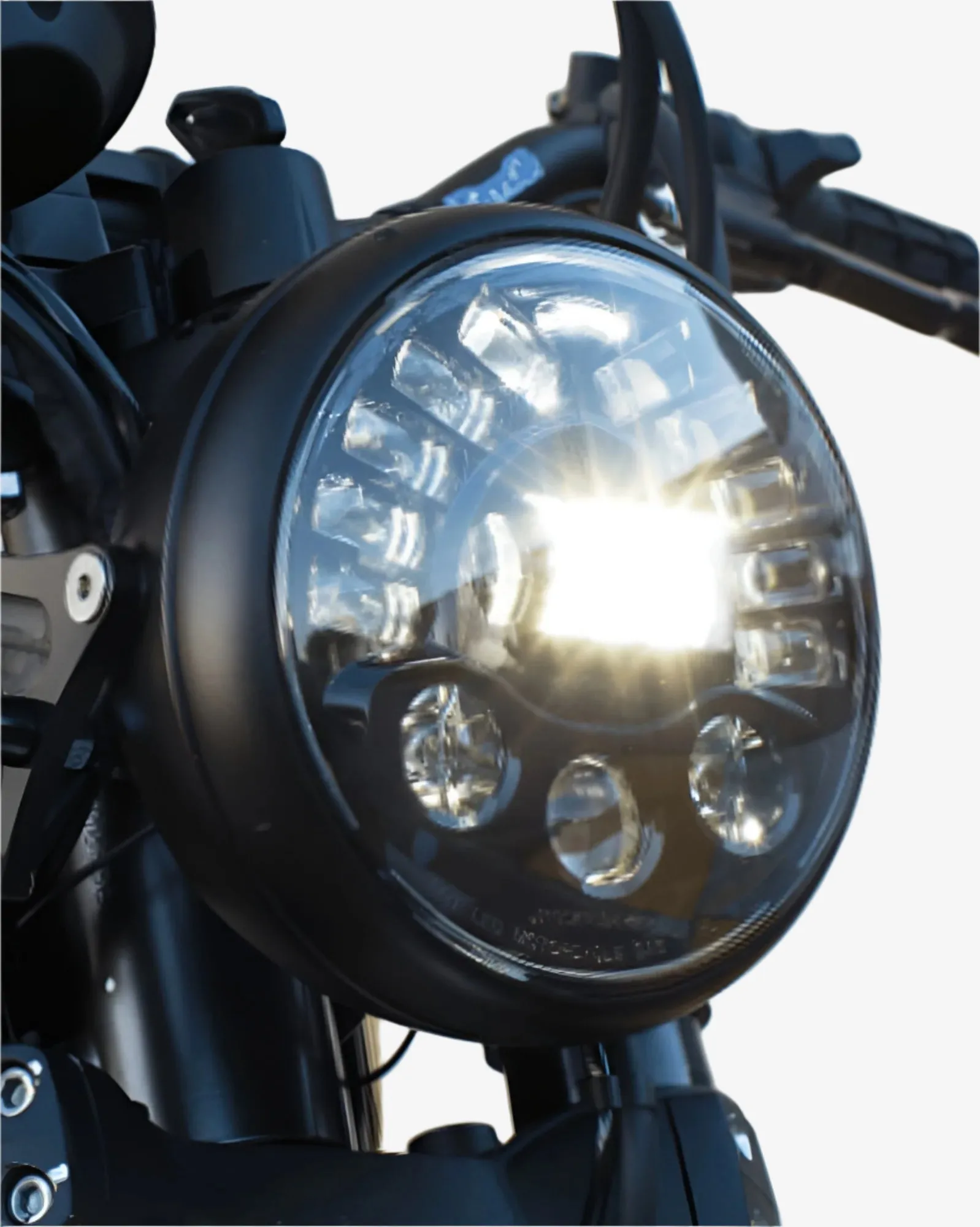 All-In-One 7″ LED Motorcycle Headlight & Low Profile Housing