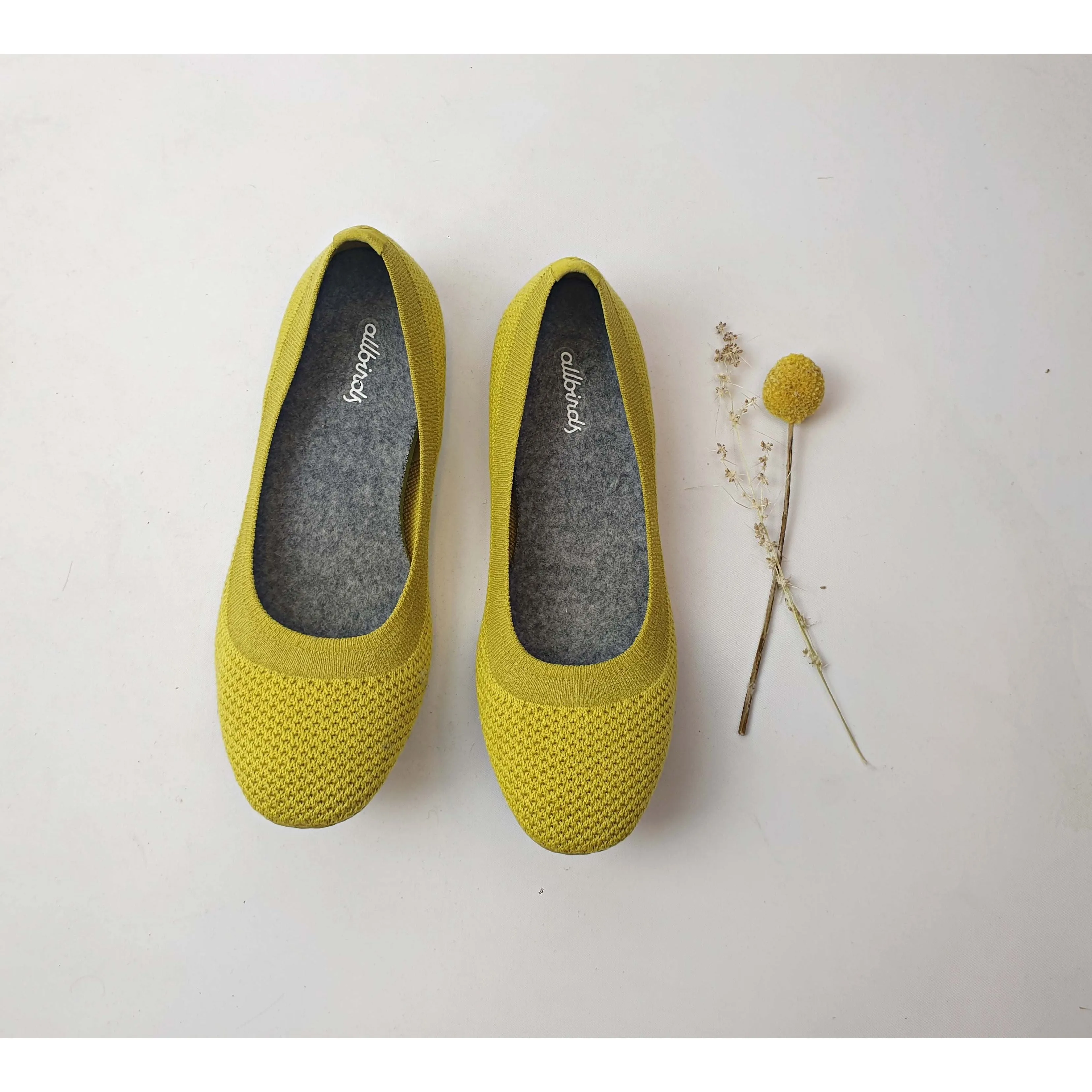 Allbirds light green woven recycled fabric slip on shoes size 6.5