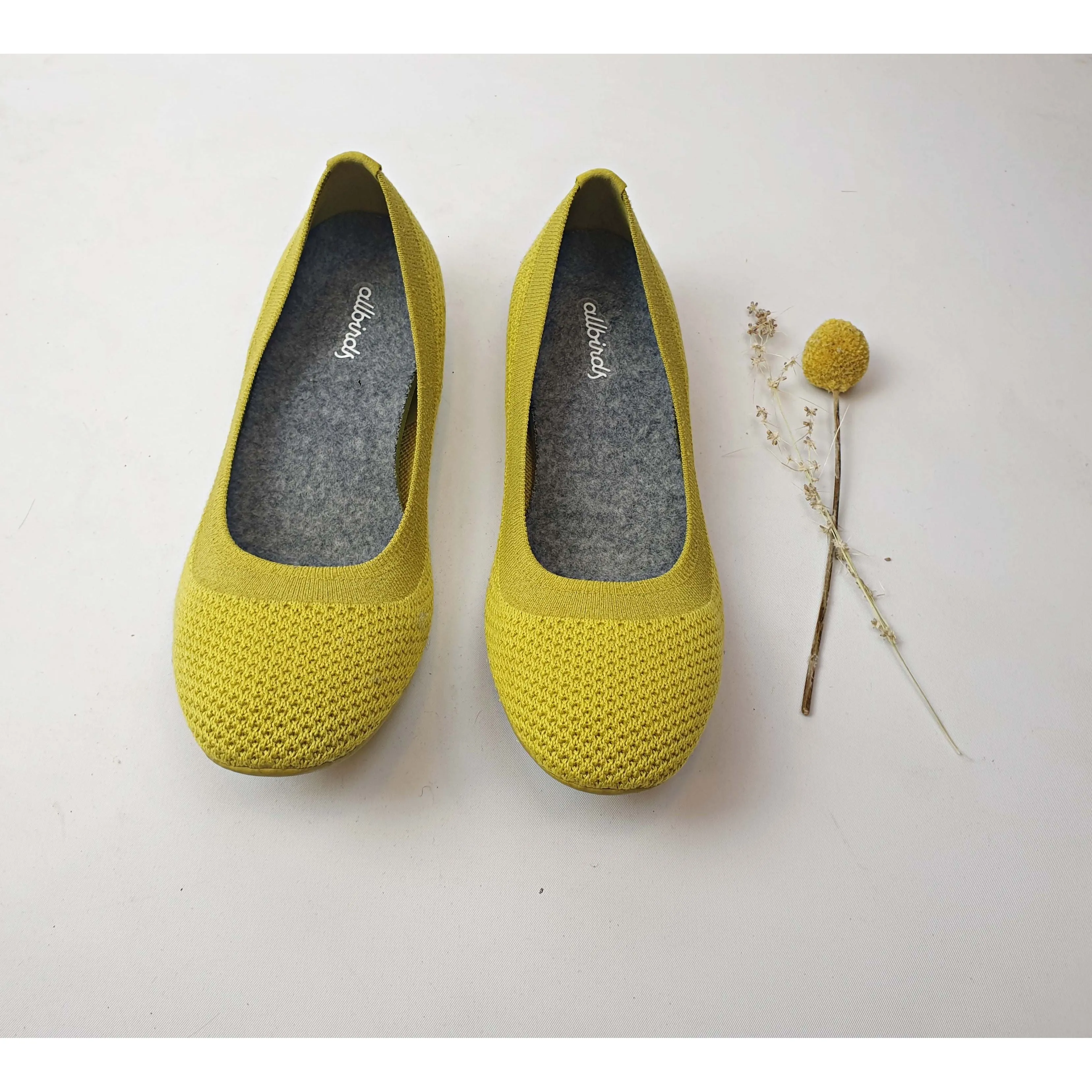 Allbirds light green woven recycled fabric slip on shoes size 6.5