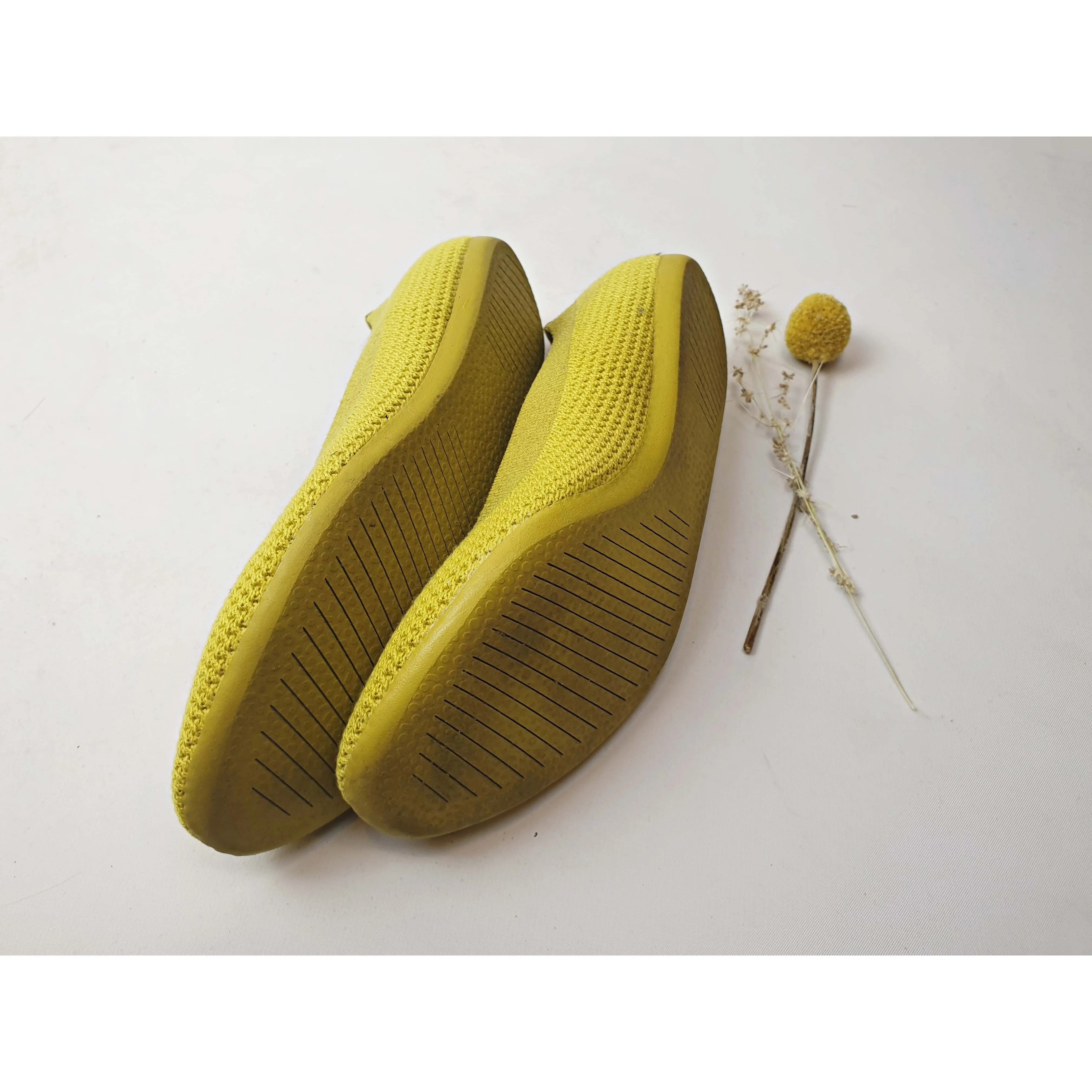 Allbirds light green woven recycled fabric slip on shoes size 6.5