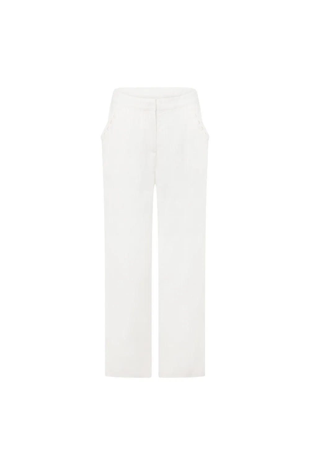 Alyssia Pants - White