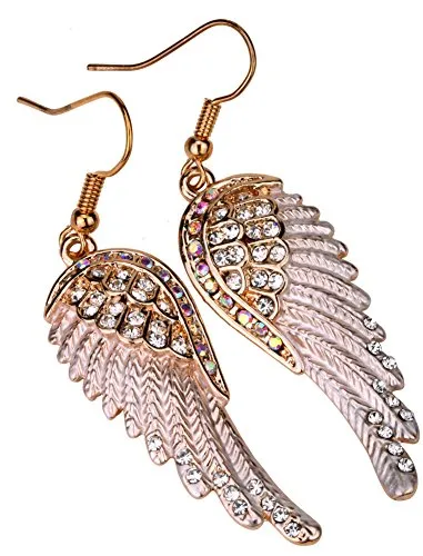 Angel Wing Dangle Earrings