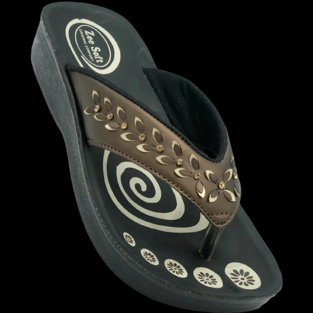 ARSFT Women's PU Soft Slippers - Article 3802