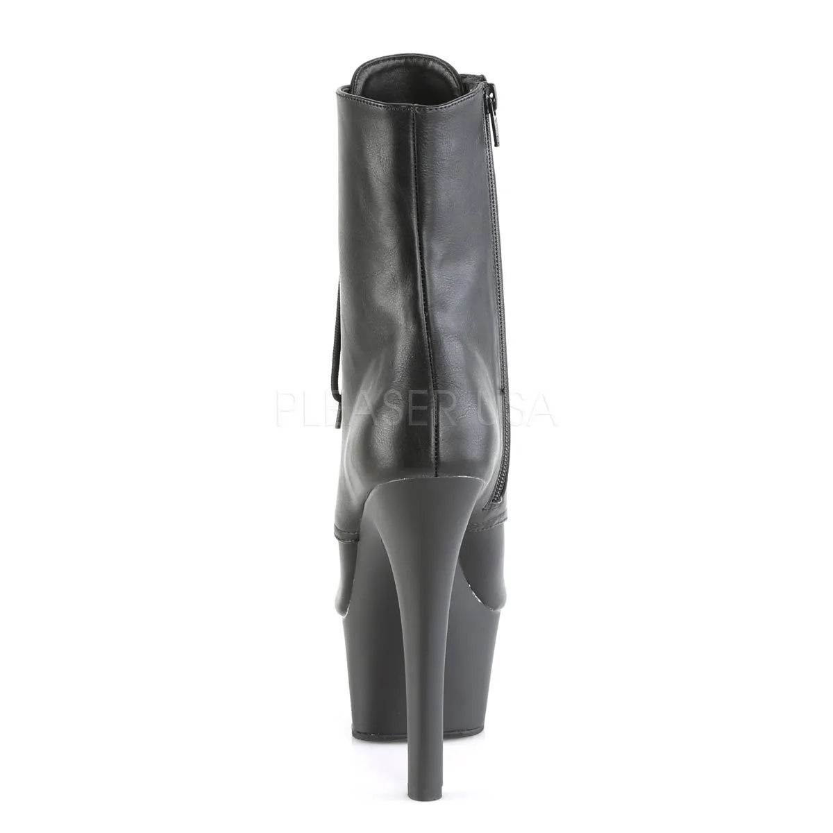 ASPIRE-1021  Black Faux Leather/Black Matte
