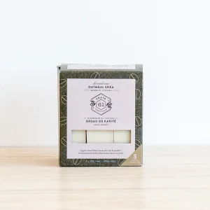 Bar Soap, Oatmeal Shea, 3-pack