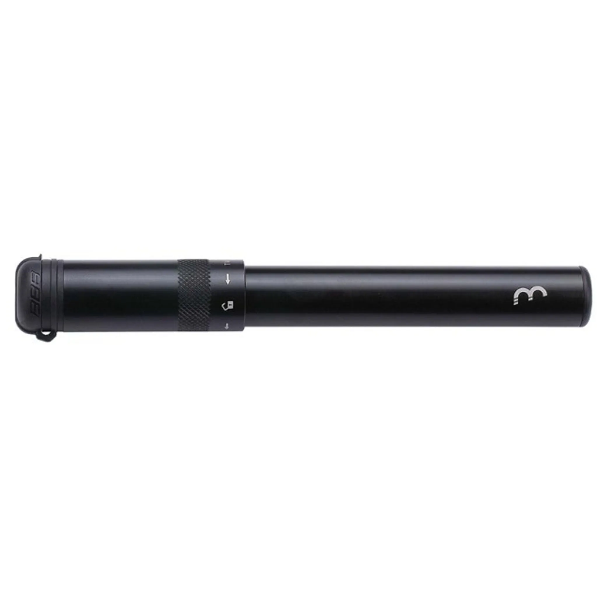 BBB Easyroad Minipump Black Aluminum 185mm 130Psi