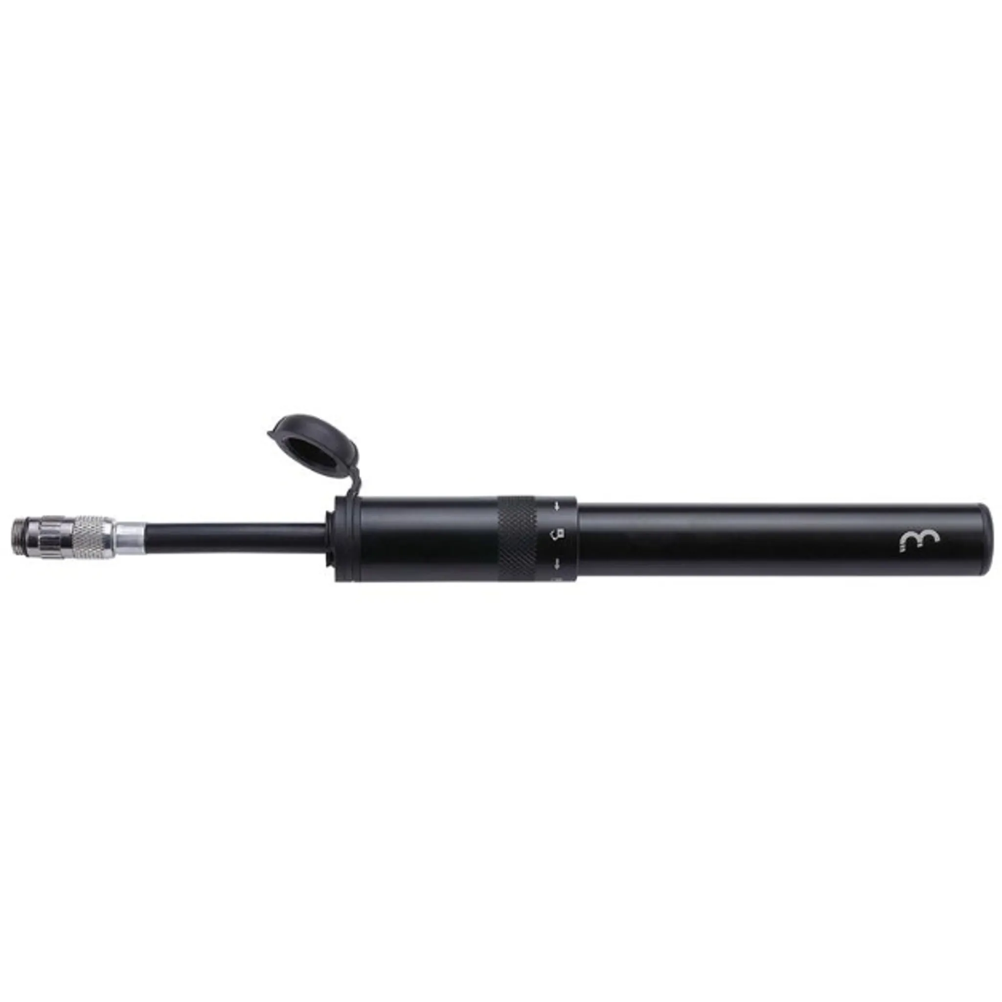 BBB Easyroad Minipump Black Aluminum 185mm 130Psi