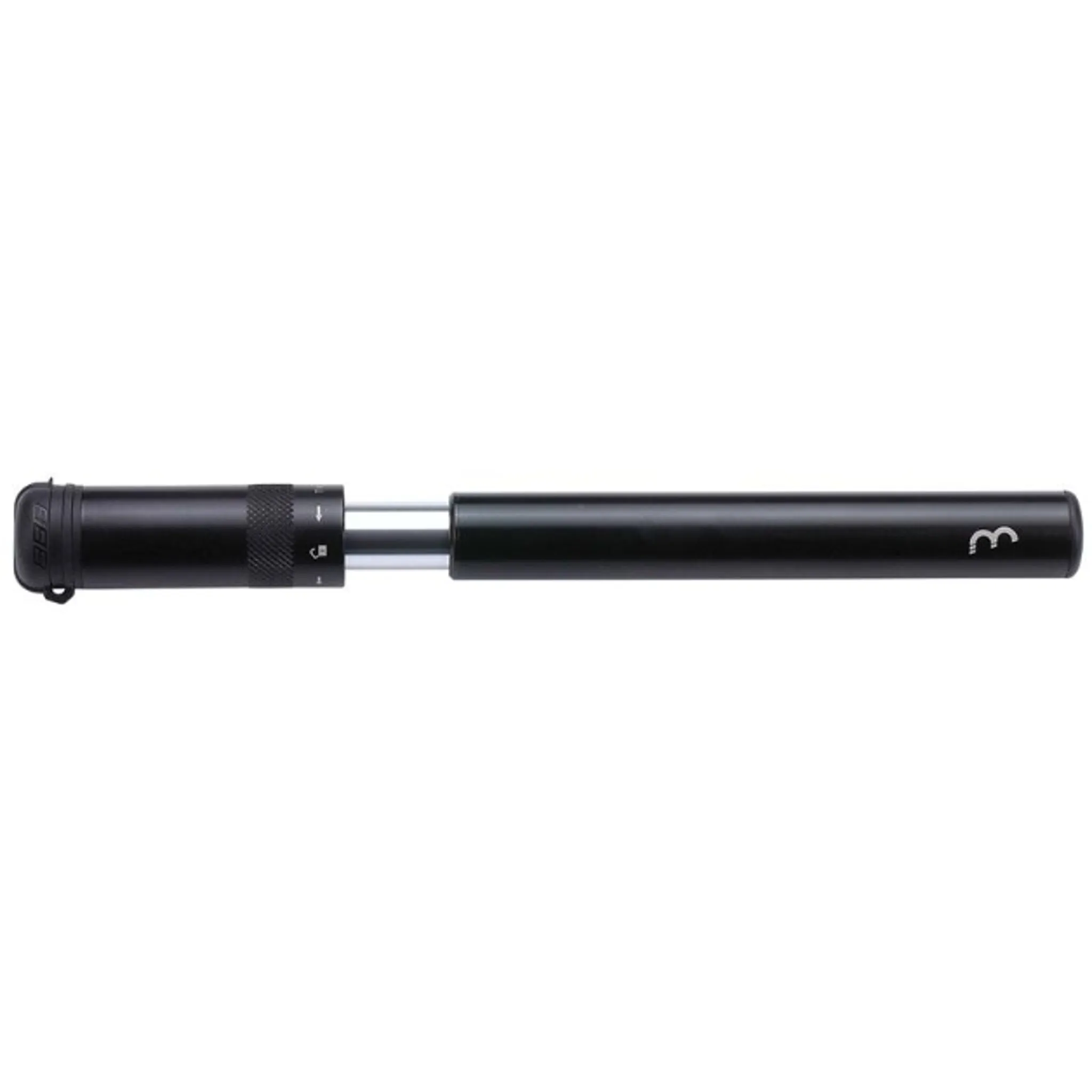 BBB Easyroad Minipump Black Aluminum 185mm 130Psi