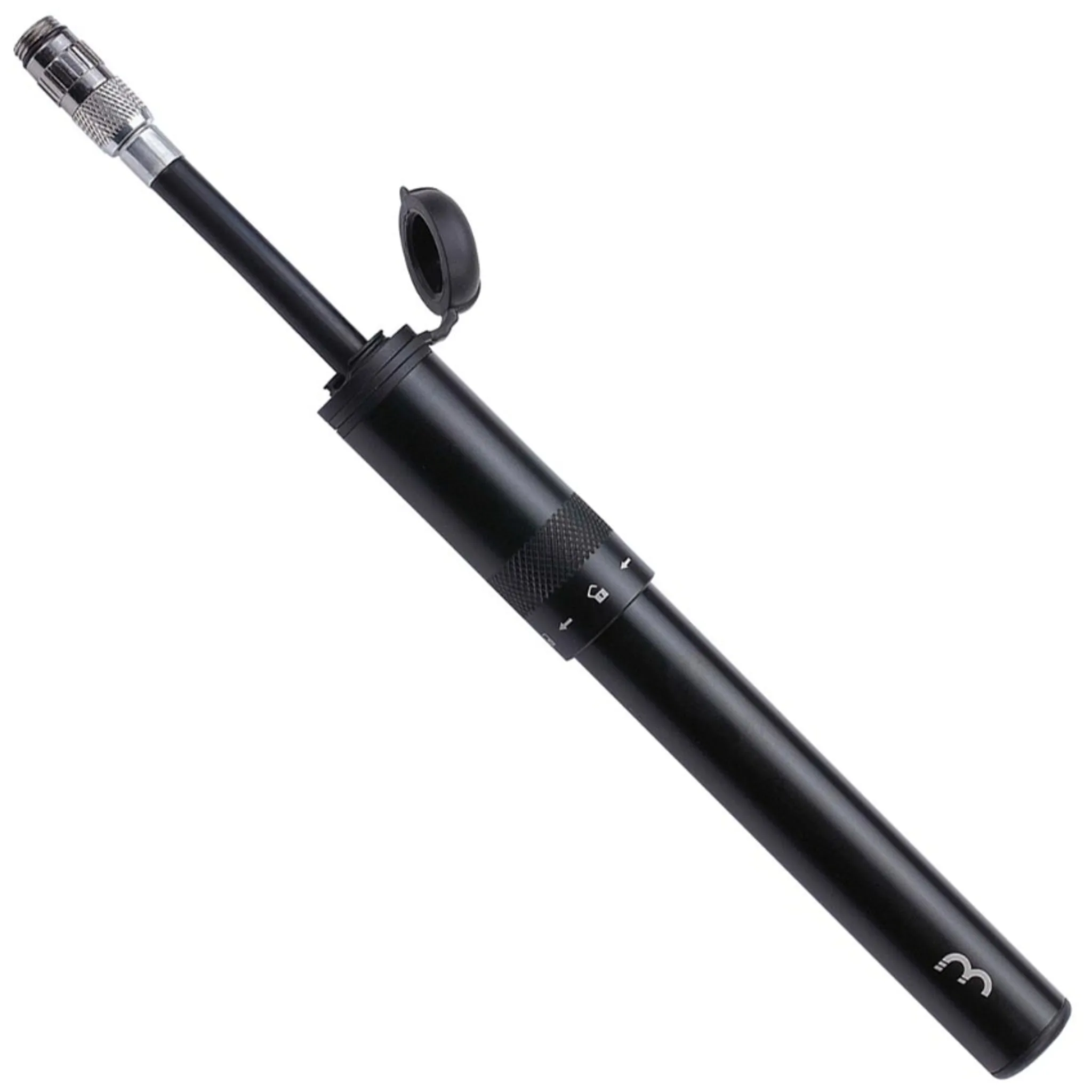 BBB Easyroad Minipump Black Aluminum 185mm 130Psi
