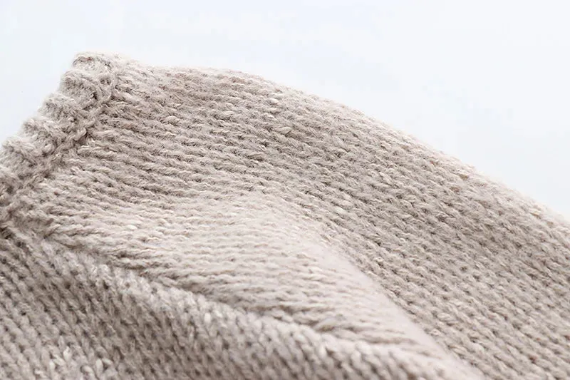 Boho Vintage Oversized Sweater Knitwear Tops Off the Shoulder Large Knit Sweater