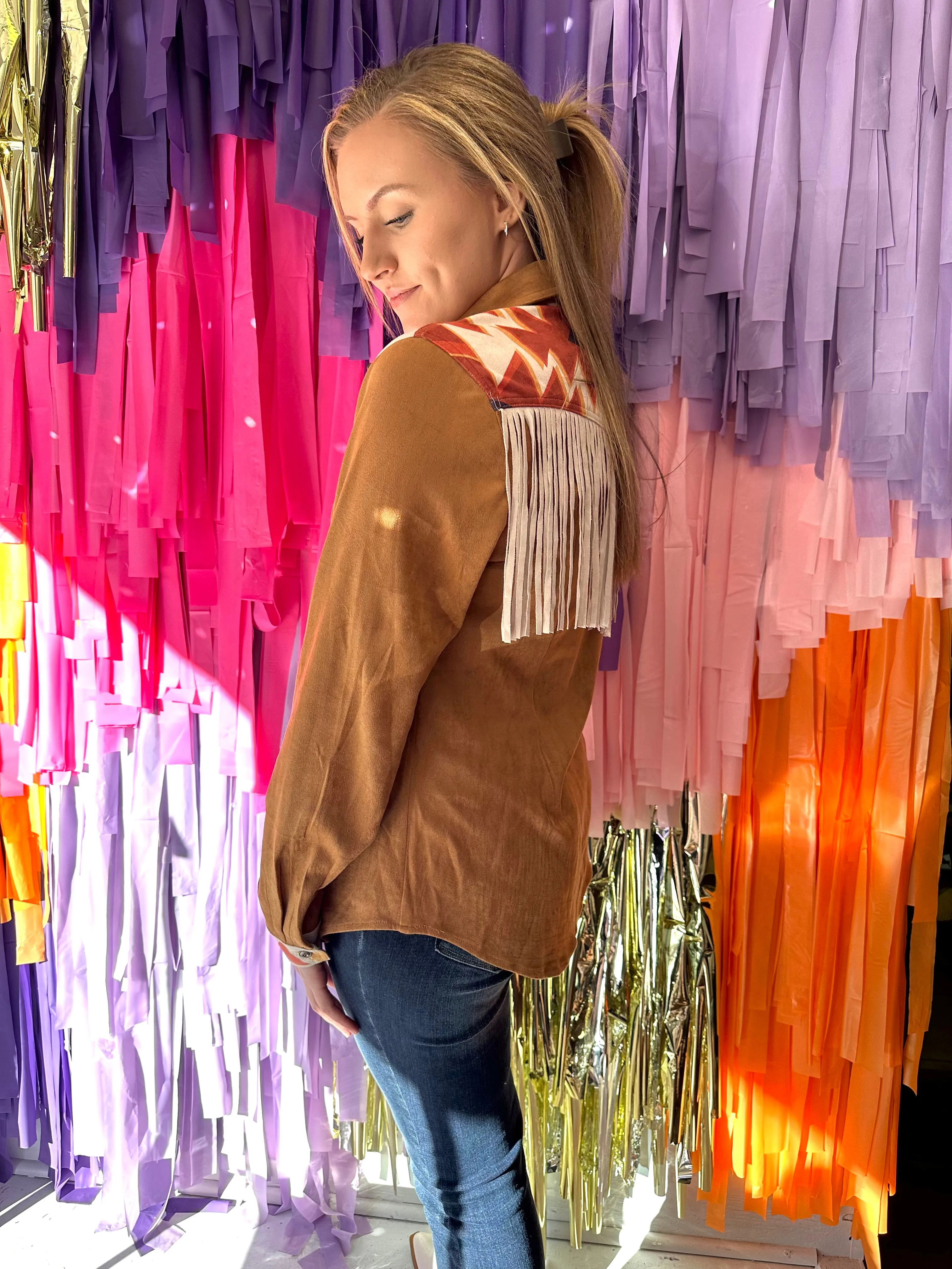 Bold Babe Top: Orange Mix