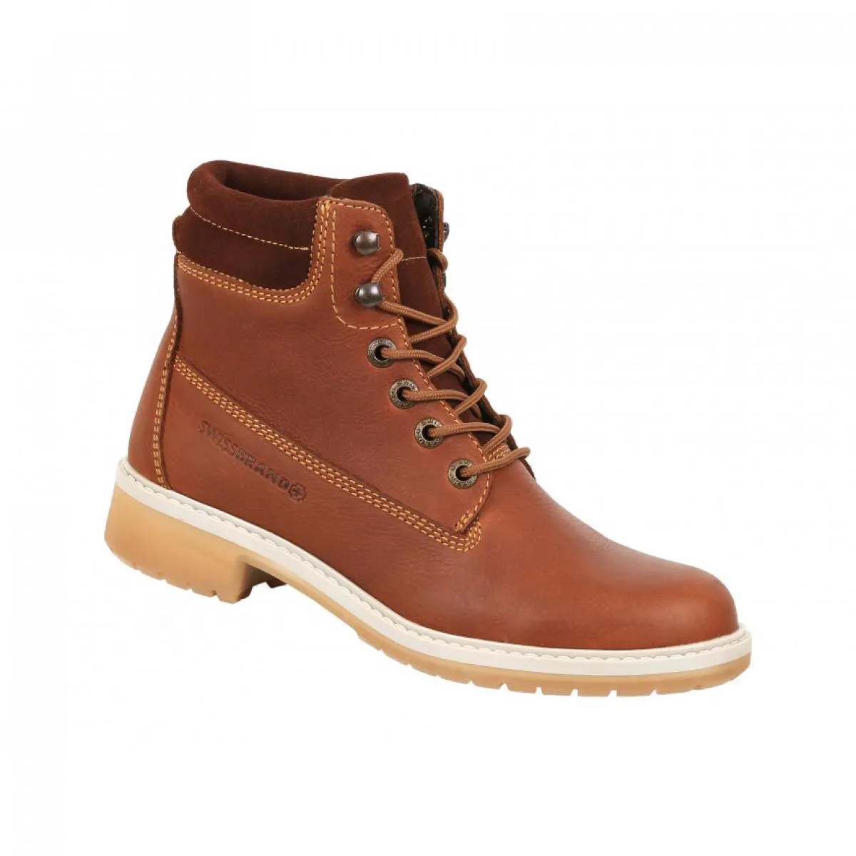 Botas Swissbrand Dama Piel Genuina Casual Botín
