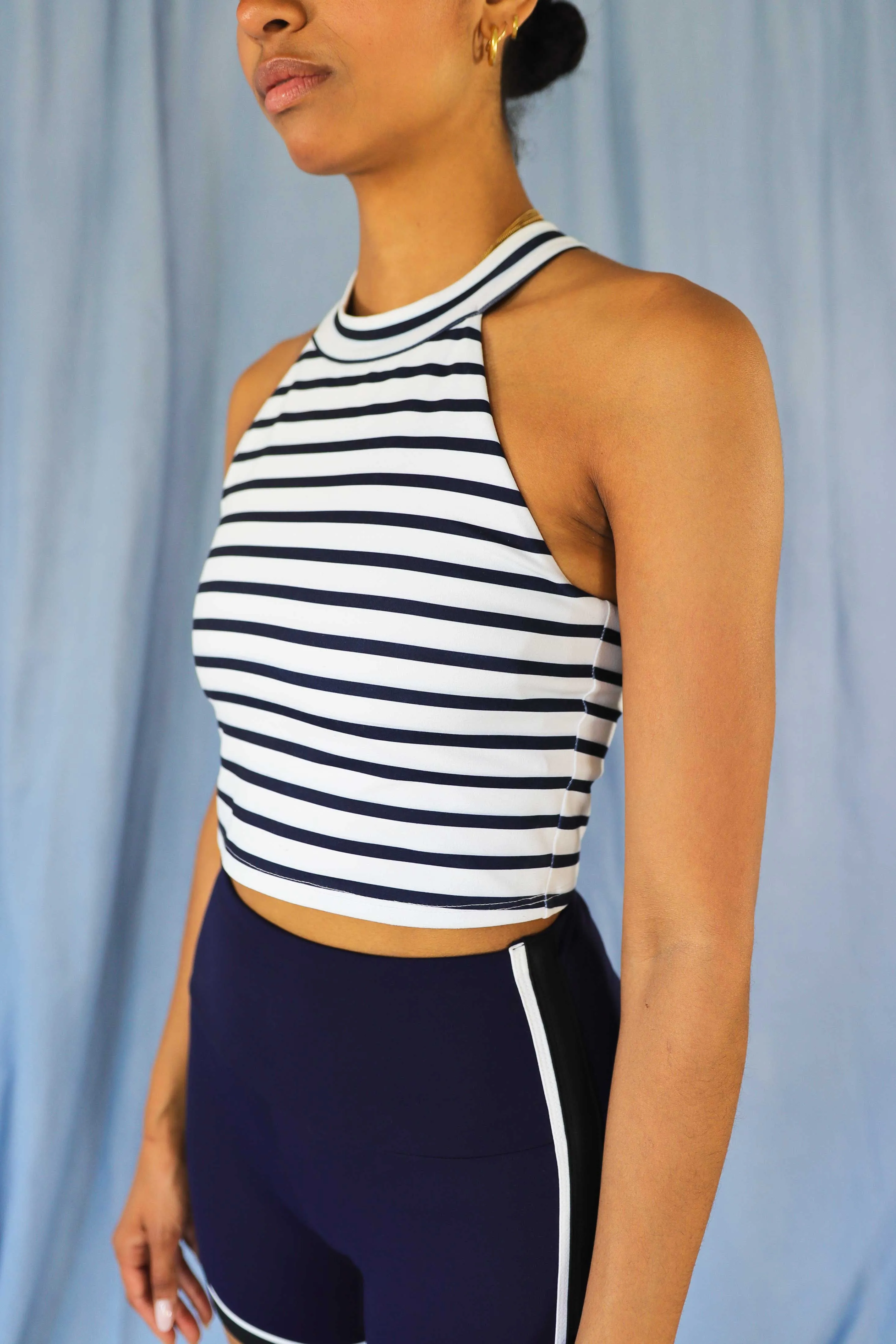 Breton Stripe Sports Bra