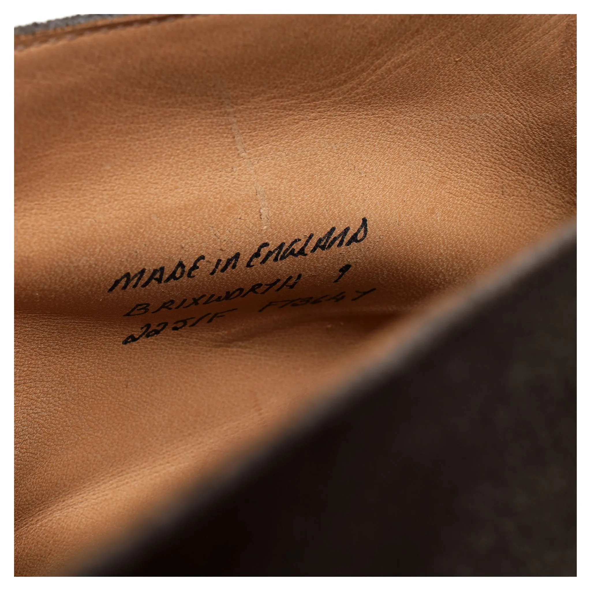 'Brixworth' Dark Brown Leather Boots UK 9 F