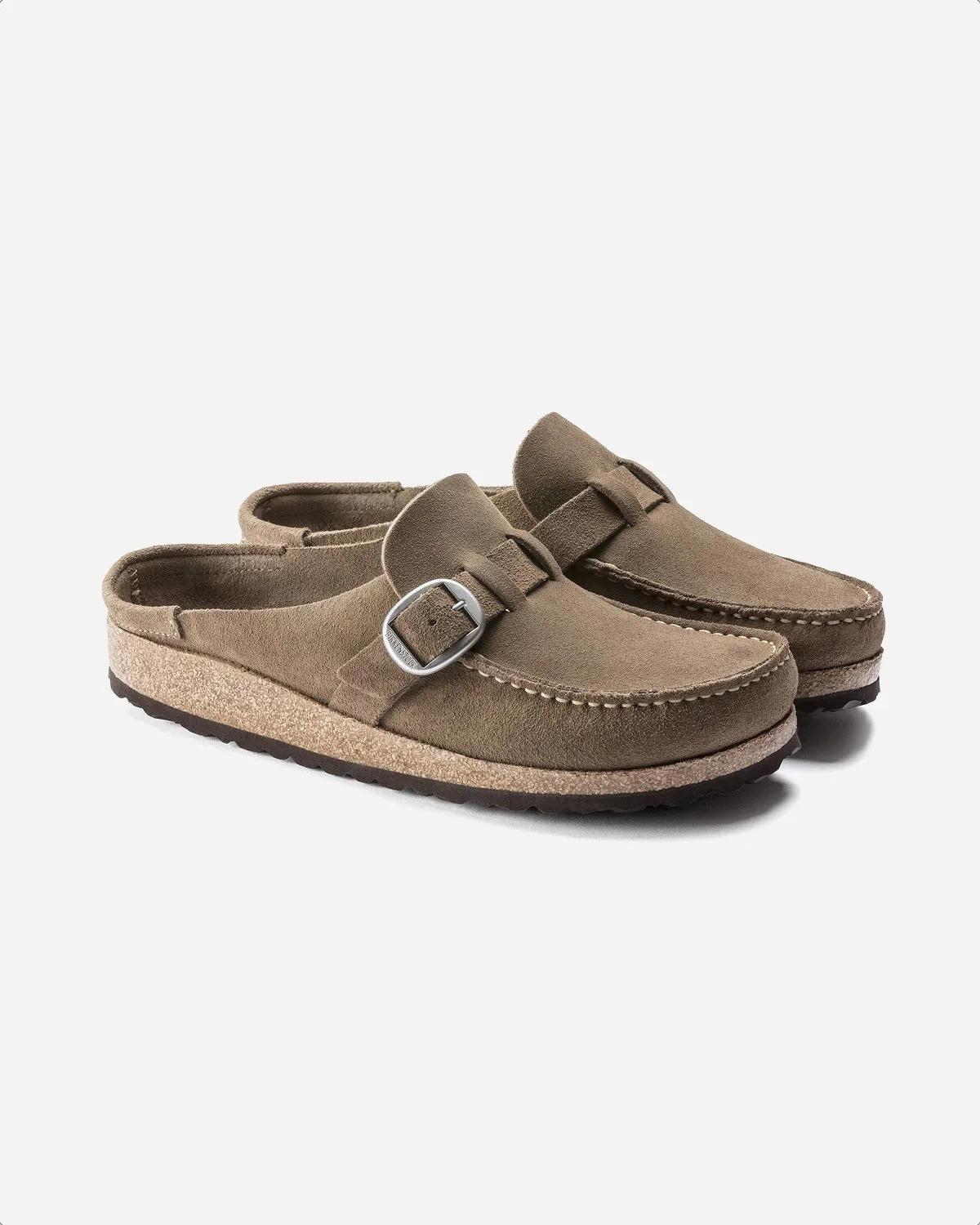 Buckley Suede Leather Narrow - Gray Taupe