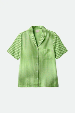 Bunker Gingham Boyfriend S/S Woven - Casa Blanca Blue
