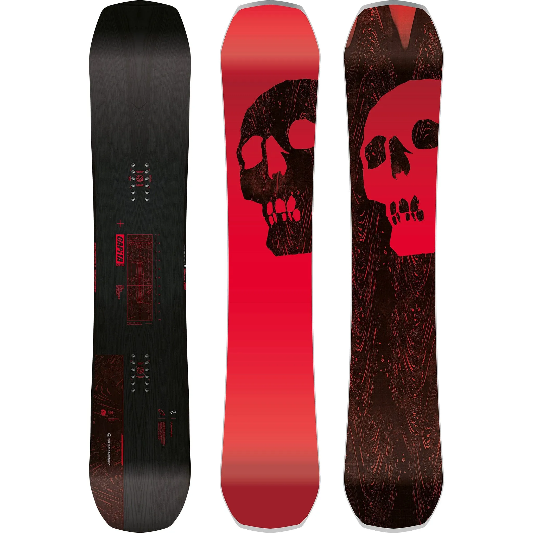 Capita Black Snowboard of Death Snowboard 2025