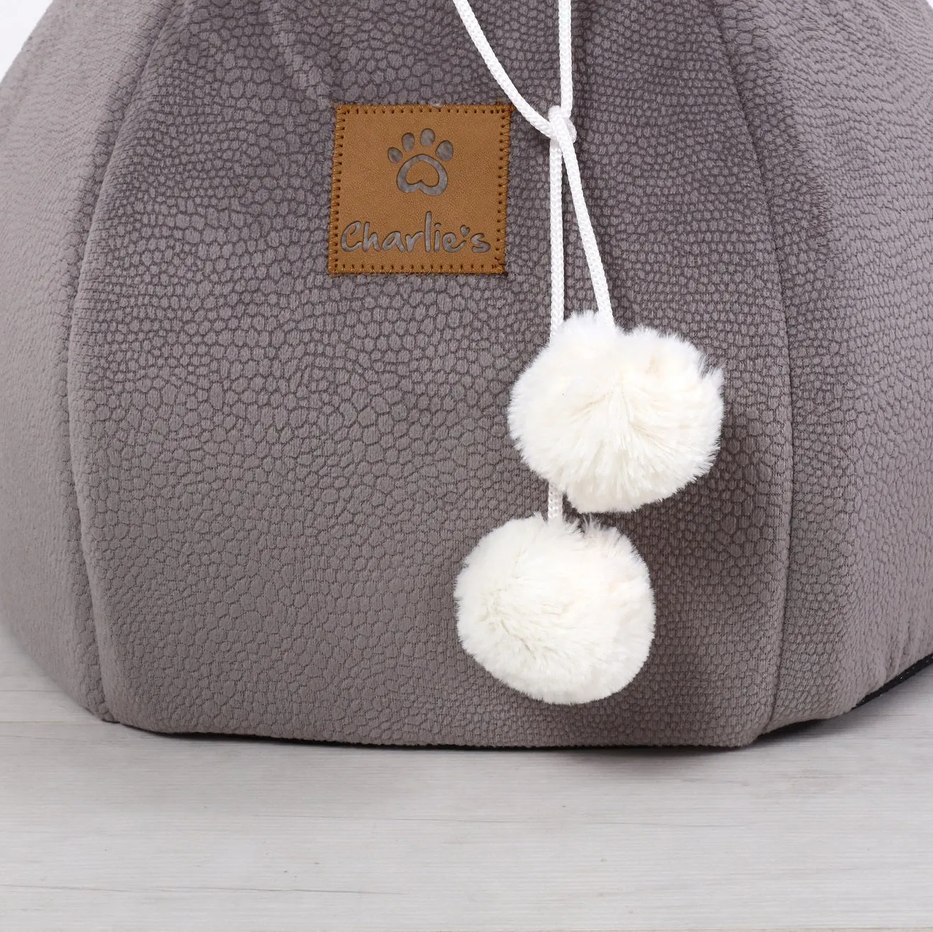 Charlie's Honeypot Cat Cave Snuggler Grey