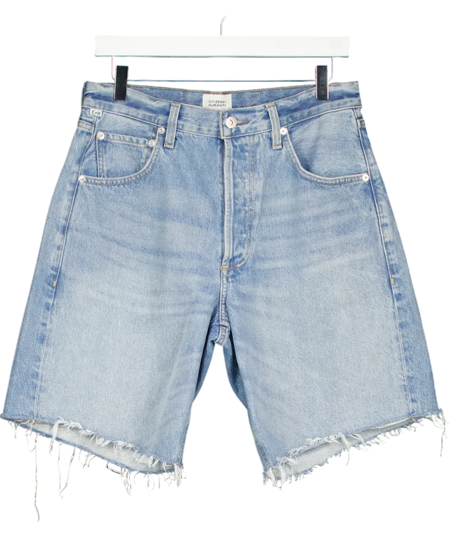 Citizens of Humanity Blue Ayla Long Vintage Short W27