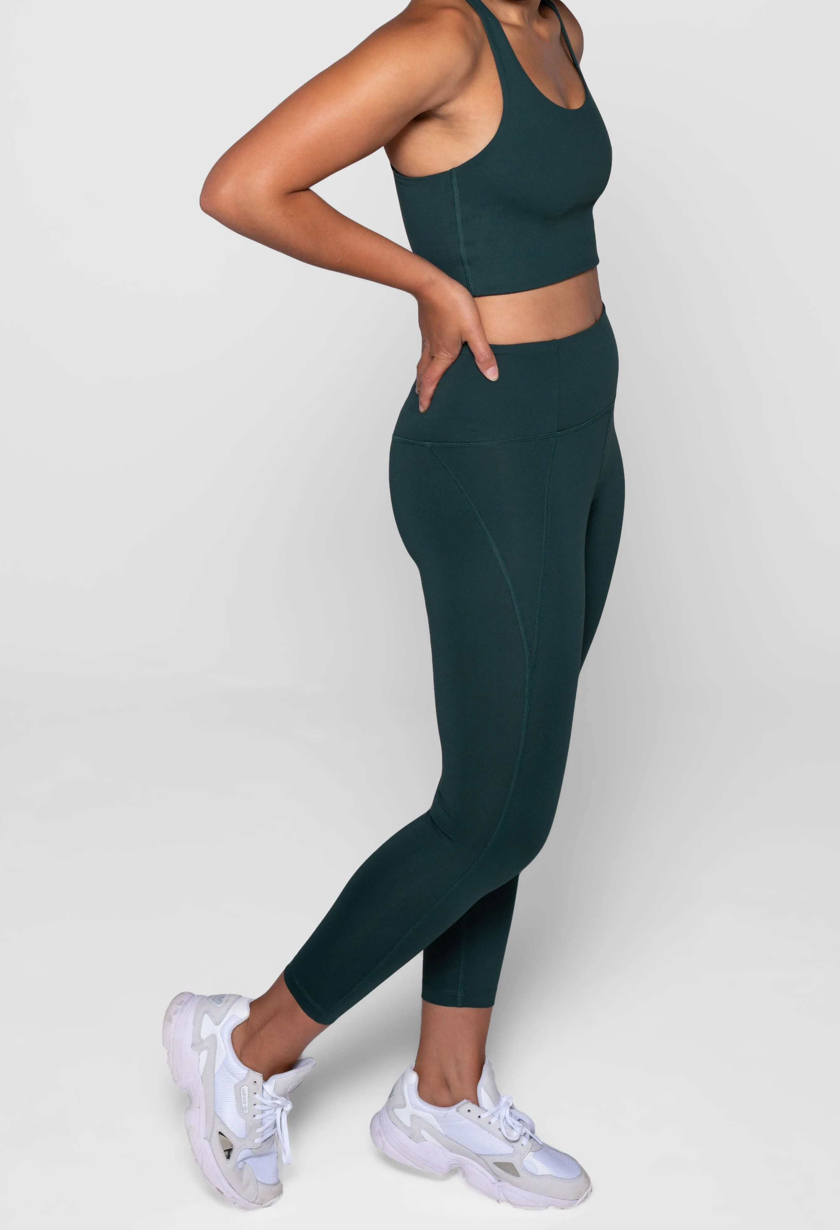 Compressive High-Rise Legging, Moss