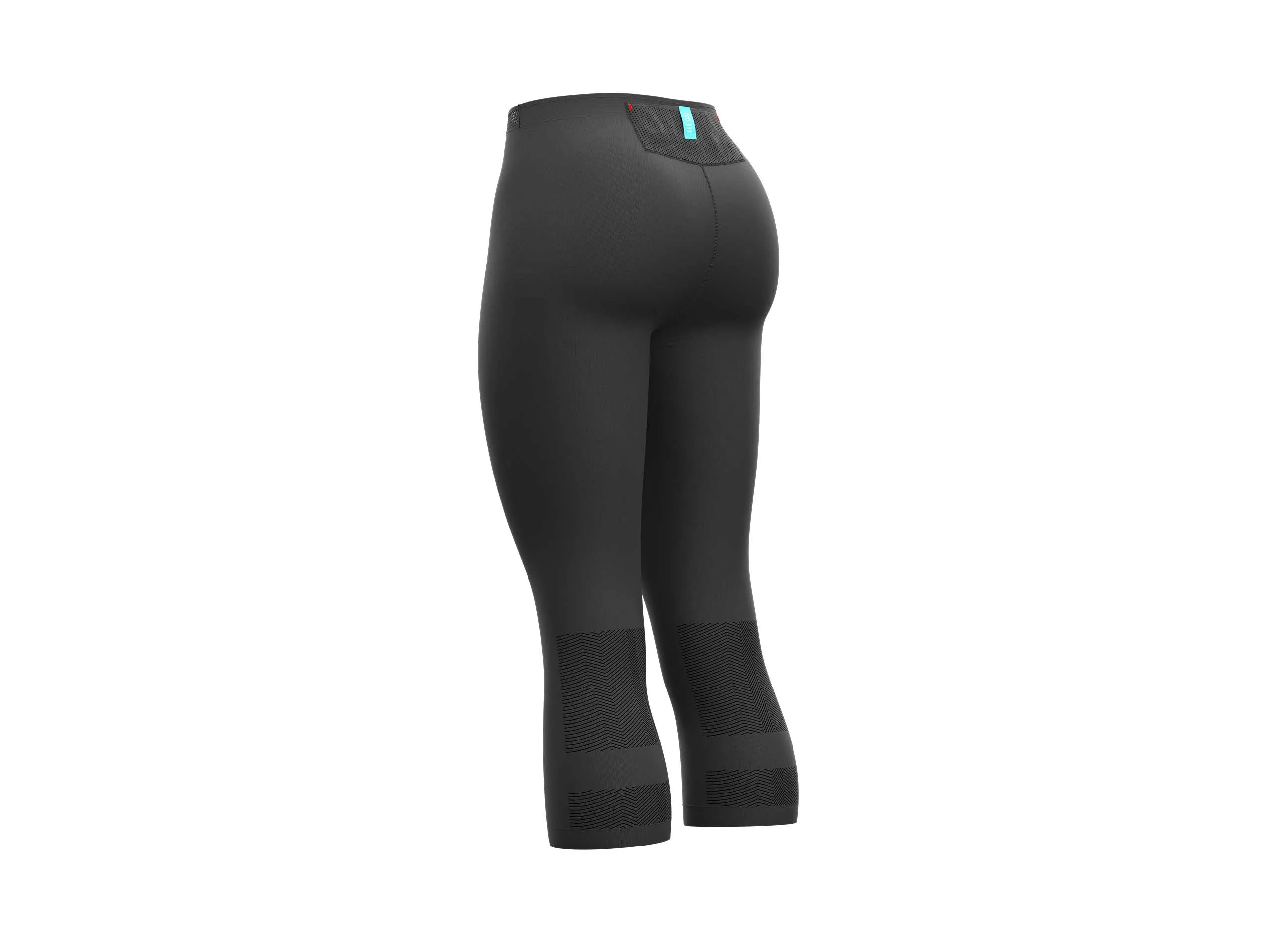 Compressport Women's Trail Under Control Pirate 3/4- Black ( AW00004B )