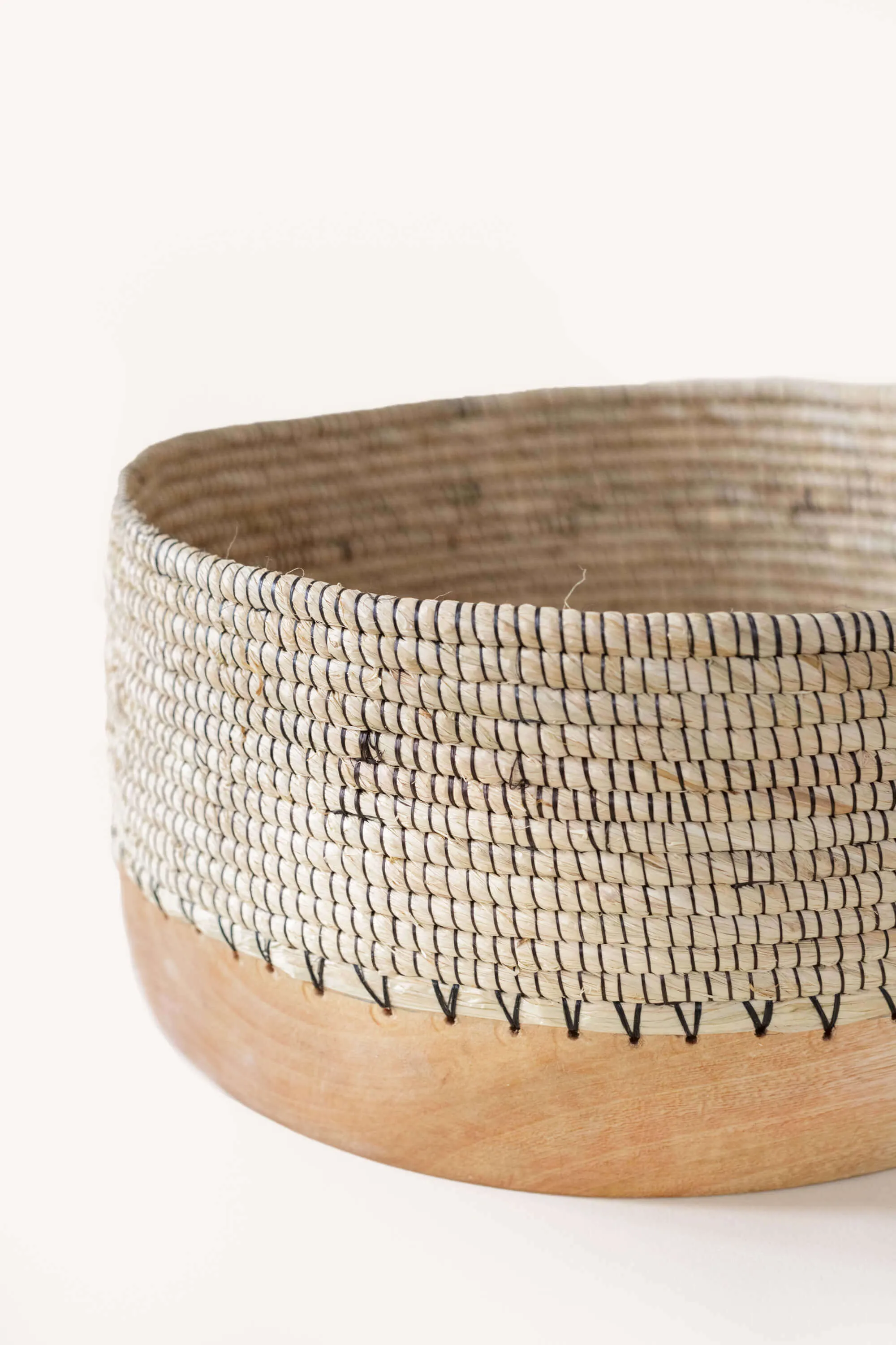 Copabu Wooden   Woven Tray