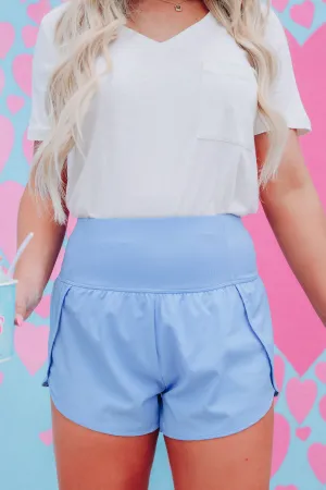 Core Daily Active Shorts - Sky Blue