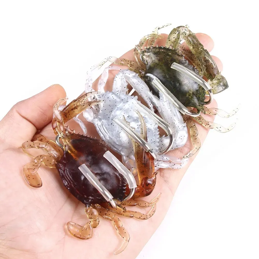 Crab Soft Bait fishing lure double hook 10cm 30g  Fishing