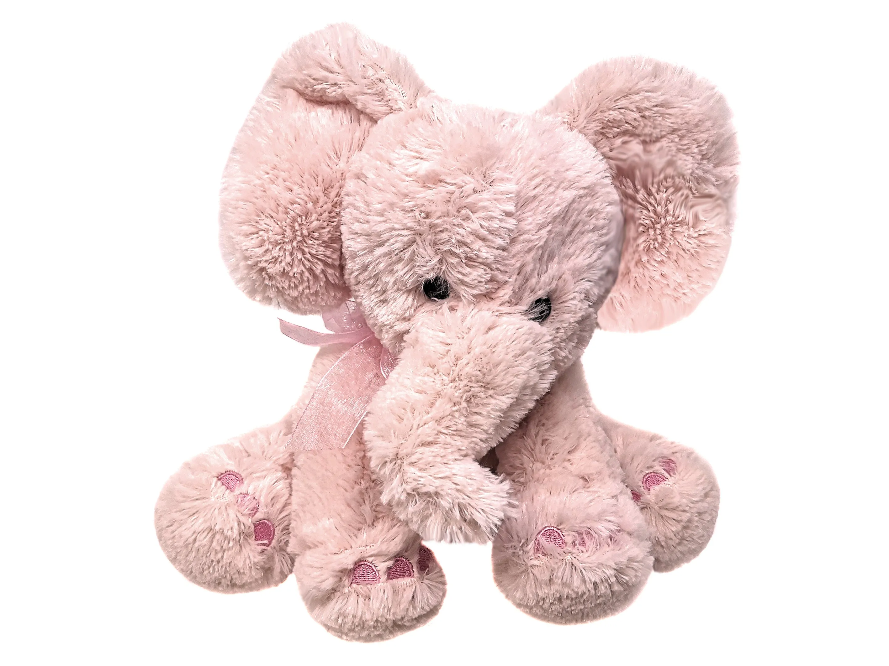 Cuddles Time Pink Elephant Plush Soft Toy - 25cm