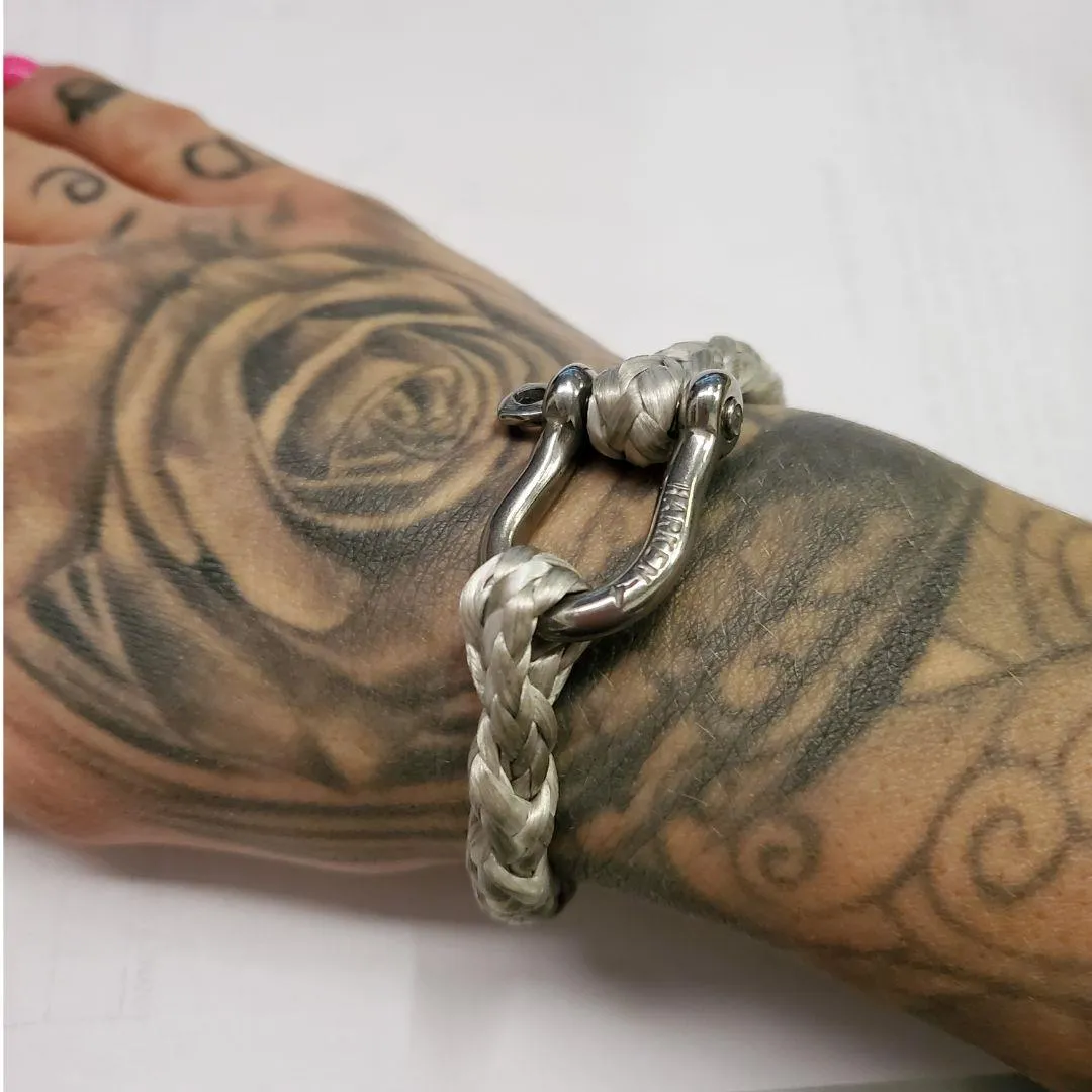 Dyneema Rope Bracelet with Shackle