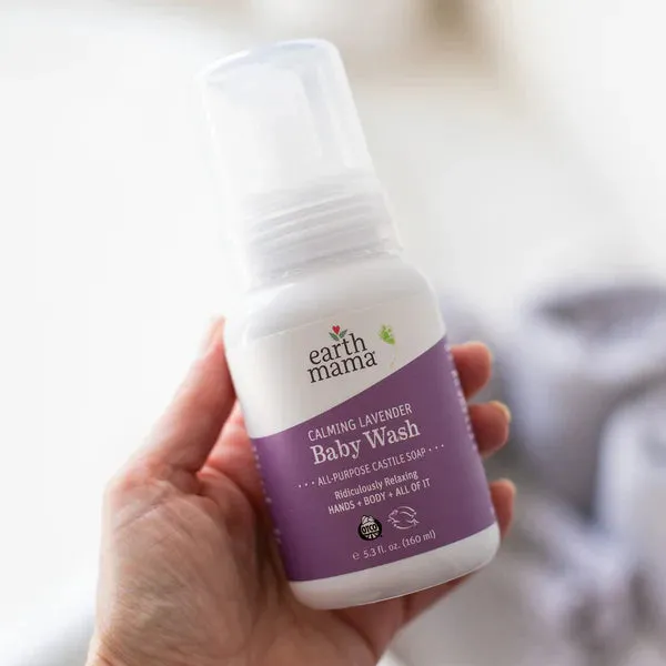Earth Mama Angel Baby Calming Lavender Shampoo & Body Wash (160ml)