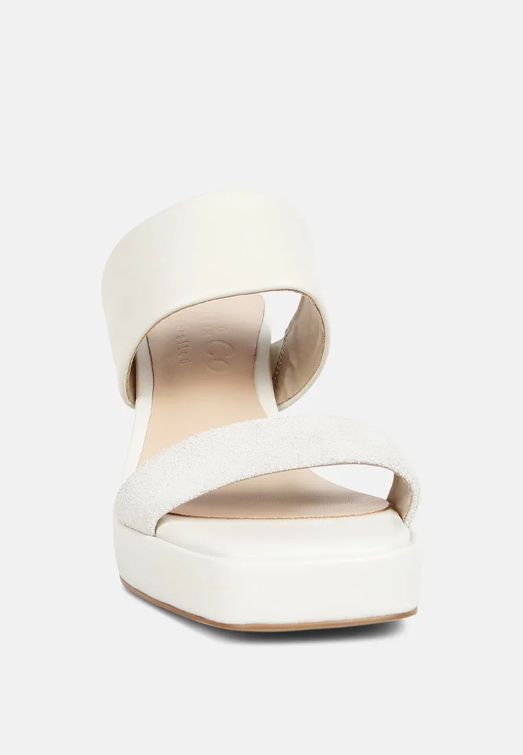 Eddlia Slip On Platform Sandals By Ruw