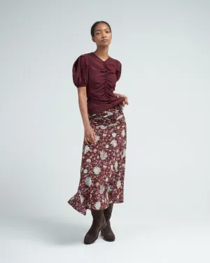 elise top - mahogany