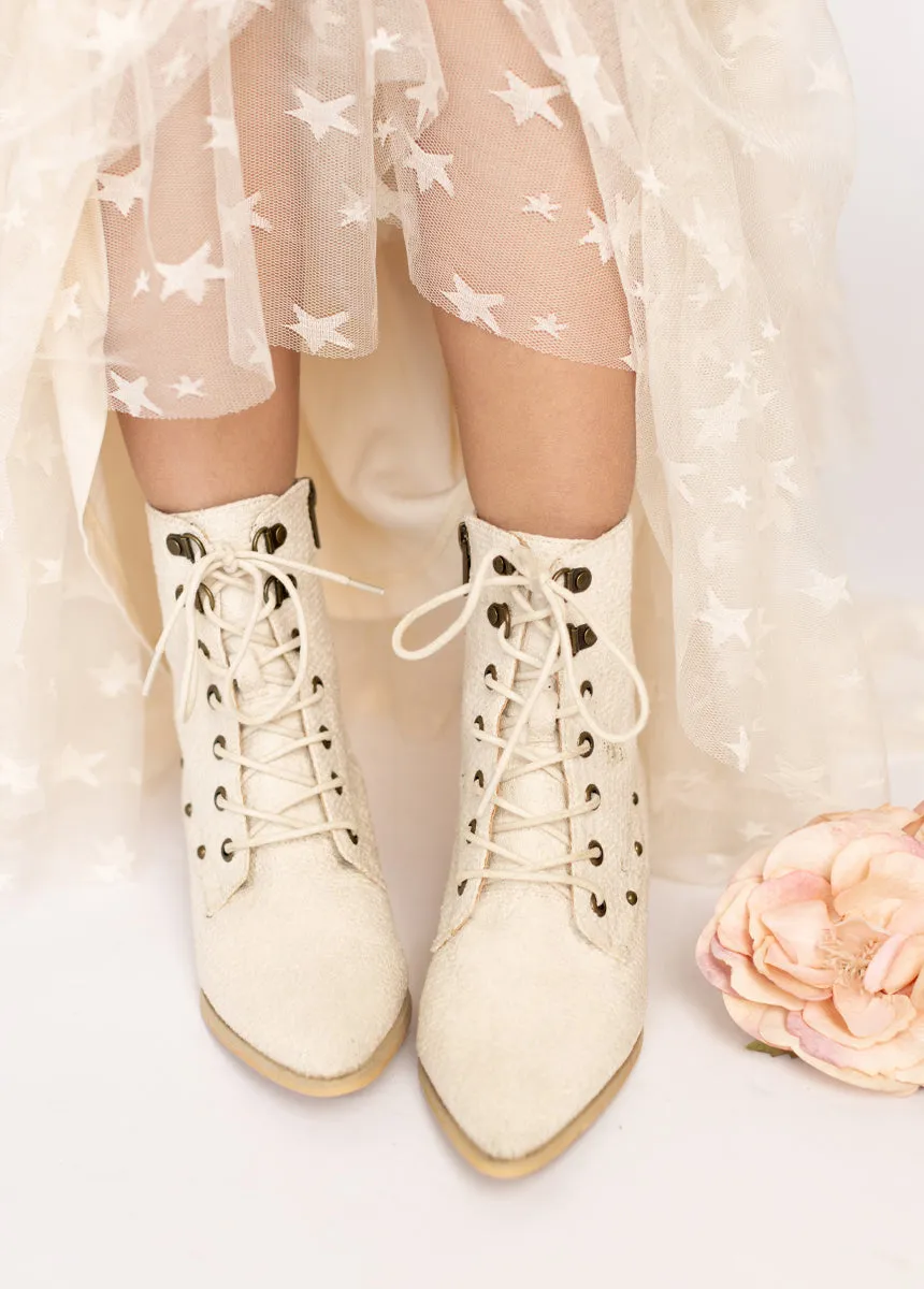 Eliza Boot in Ivory