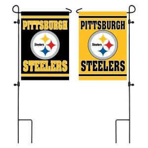 Embossed Suede Flag, GDN Size, Pittsburgh Steelers,14es3824