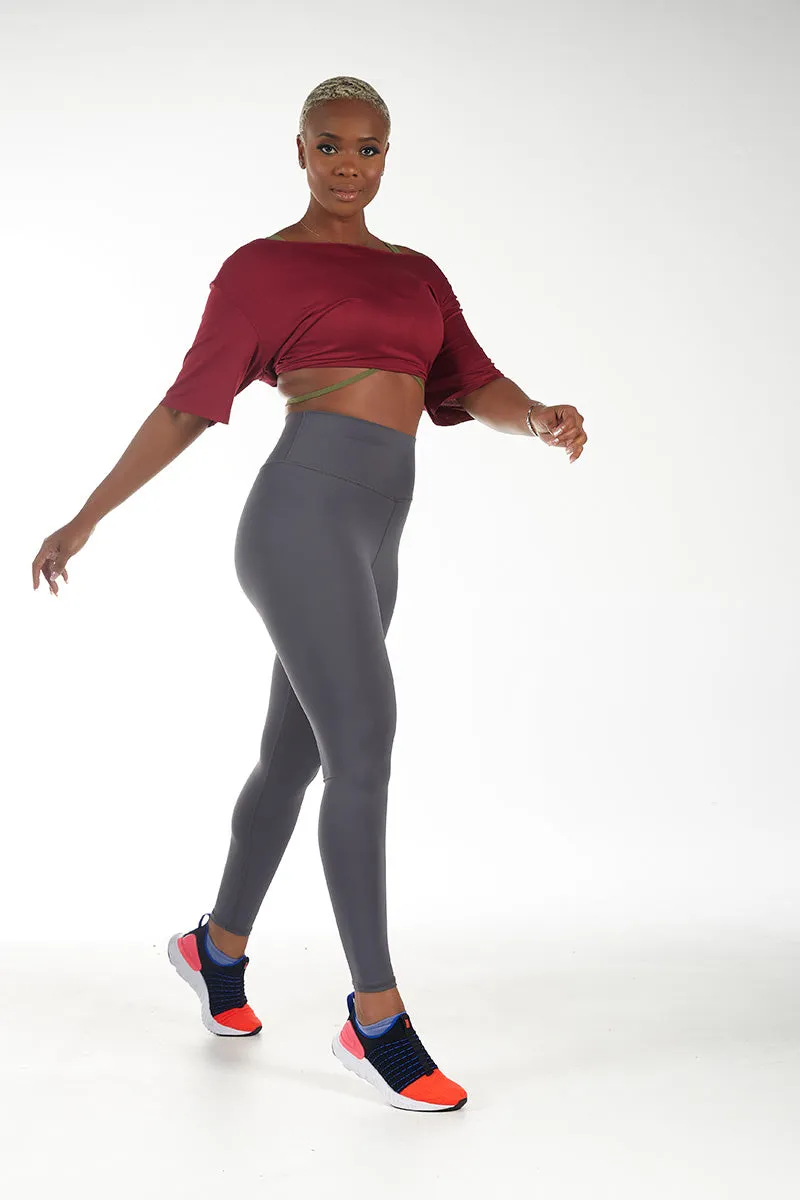 FA Basics Scrunch Graphite Legging