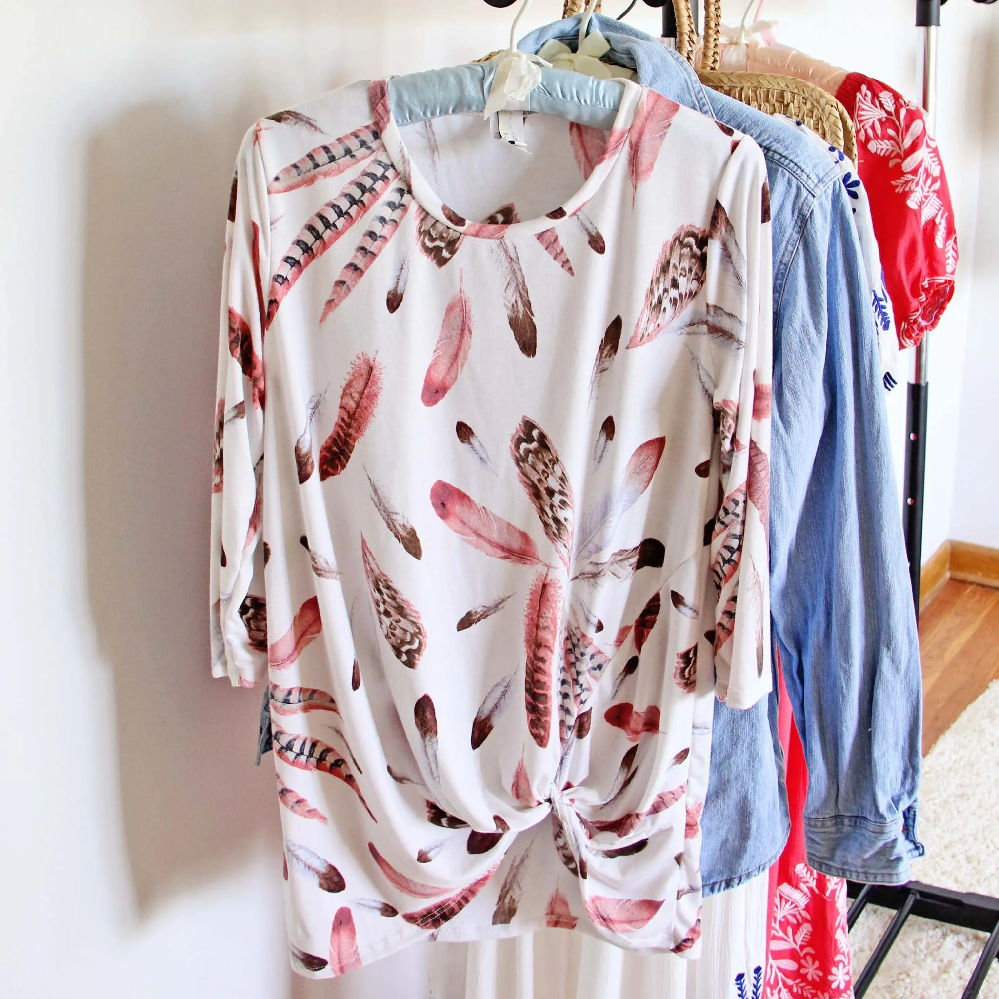 Feather Knot Tee