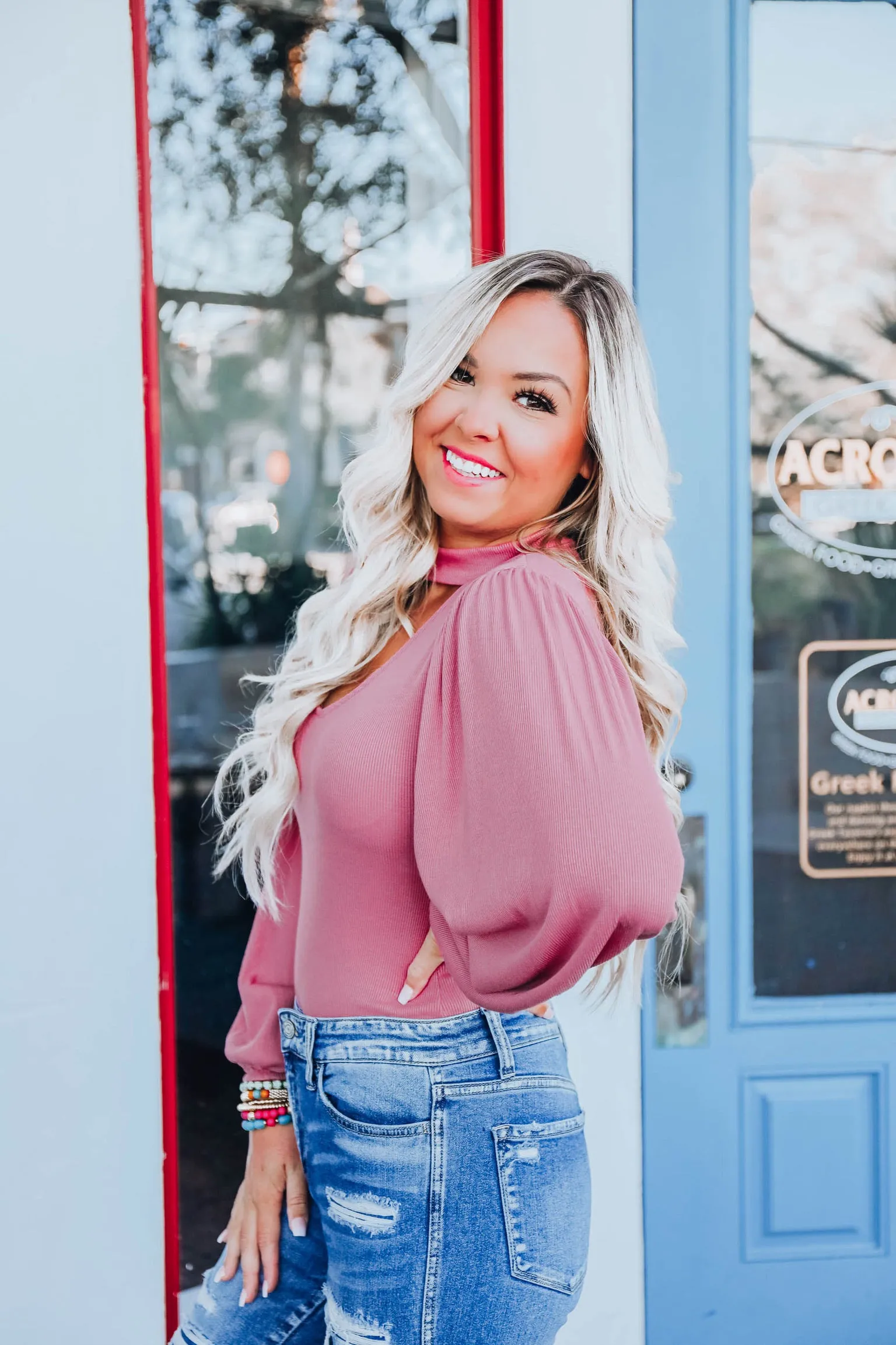 Feeling Beautiful Bodysuit - Mauve