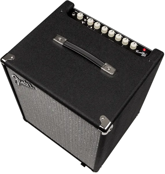 Fender Rumble™ 100 Bass Amplifier (V3), 230V UK, Black/Silver