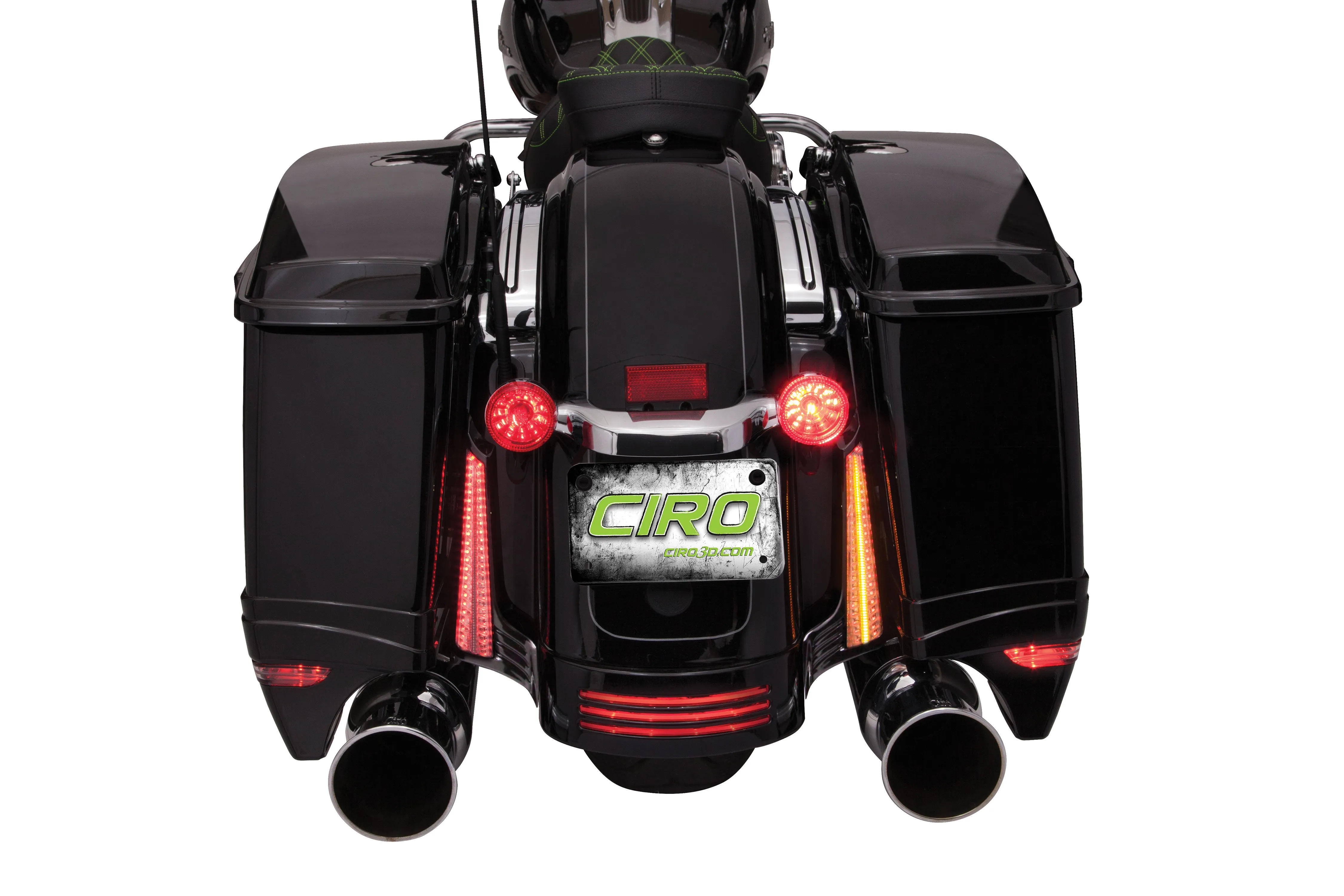 Filler Panel Lights for '14-up Street Glides & Road Glides, Black