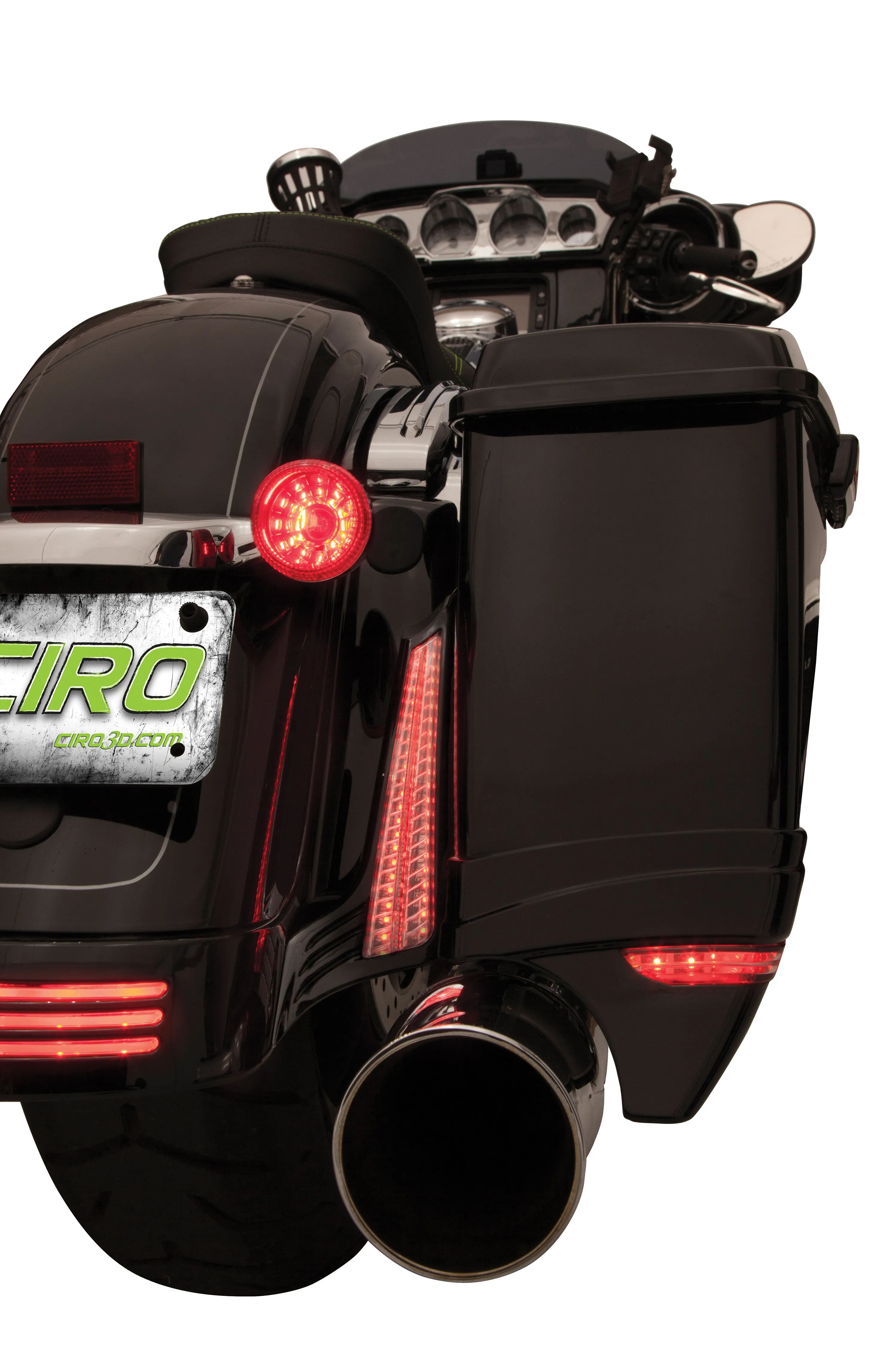 Filler Panel Lights for '14-up Street Glides & Road Glides, Black