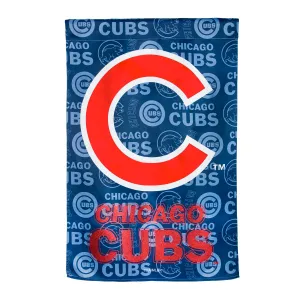 Flag, Suede, Glitter, DS, Reg, Chicago Cubs,13s4204bl